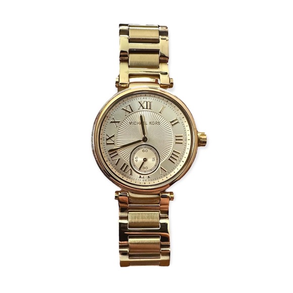Michael Kors Accessories - Michael Kors gold champagne dial classic large wristwatch